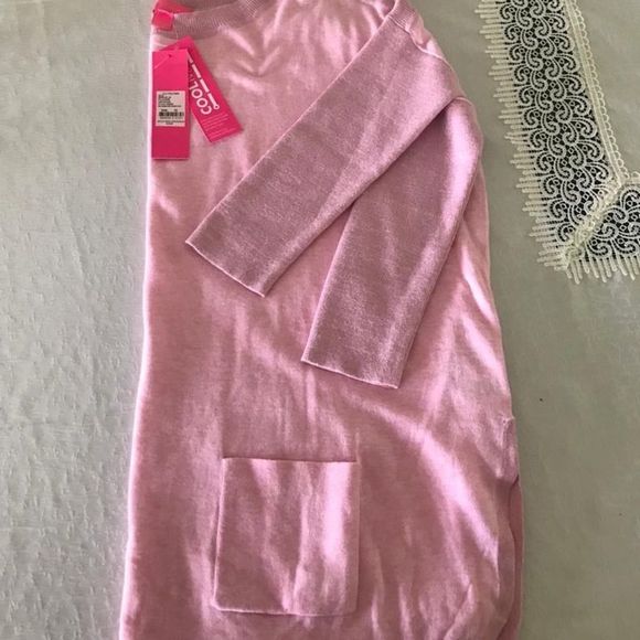 NWT’s Pink Cool knit Lily Pulitzer long sleeve top Cobo Sweater size XS - Picture 5 of 8